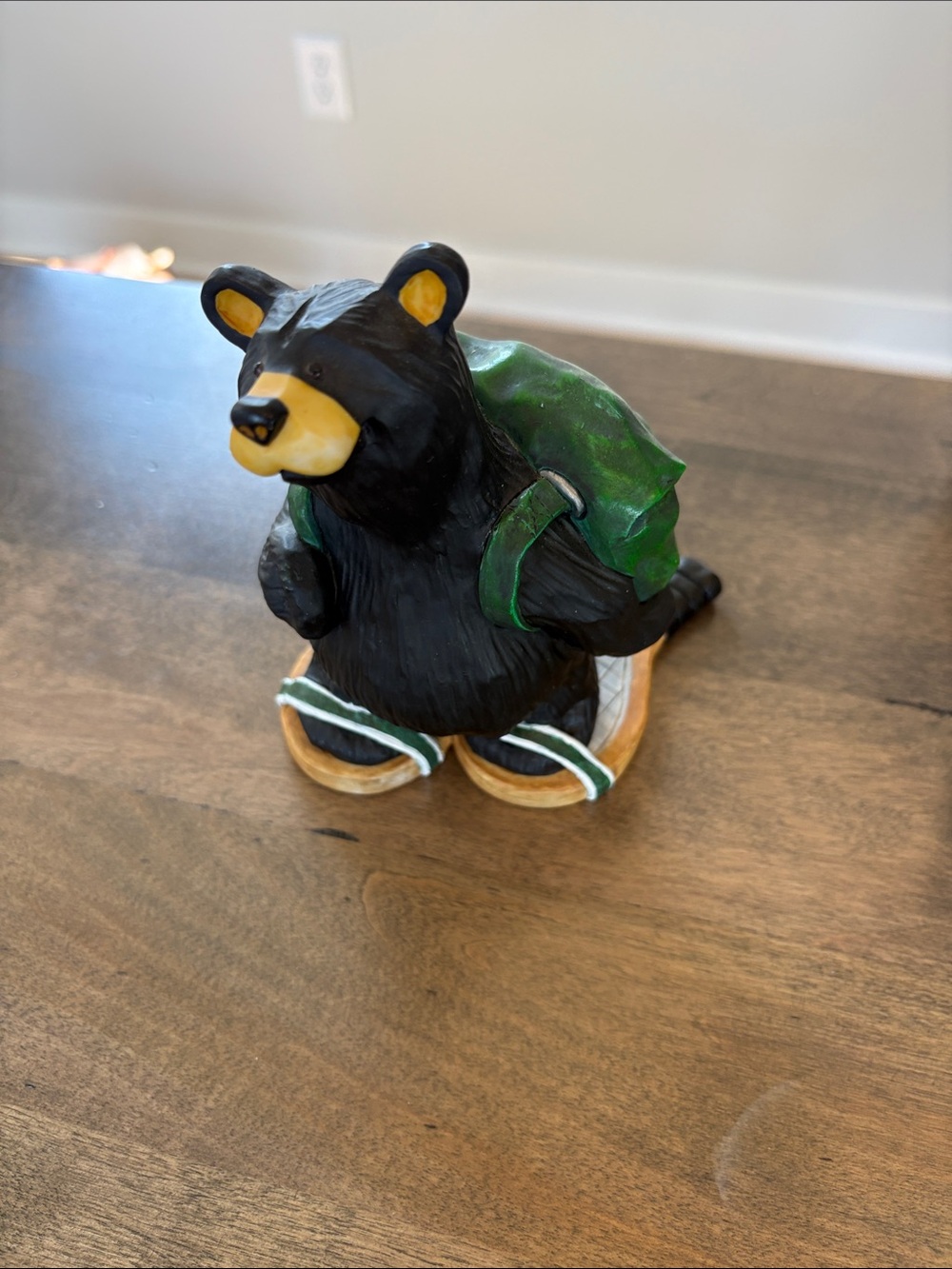 Big Sky Carvers Bear Foots Snowshoe Bear Figurine- like new condition.